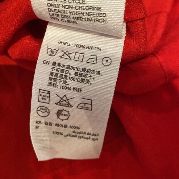 & Other Stories Ruffle Sleeve Short Blouse 2 - Picture 8 of 9